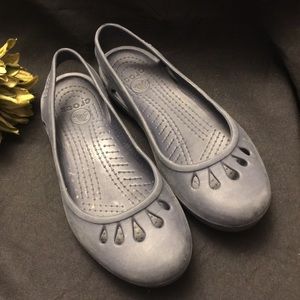 Crocs-Navy Open back, Size: 9